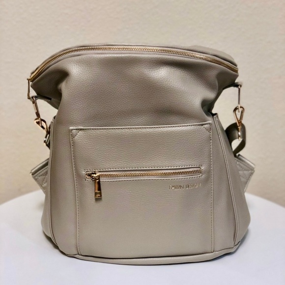 Fawn Design Handbags - Fawn Design Original Gray Backpack / Diaper Bag